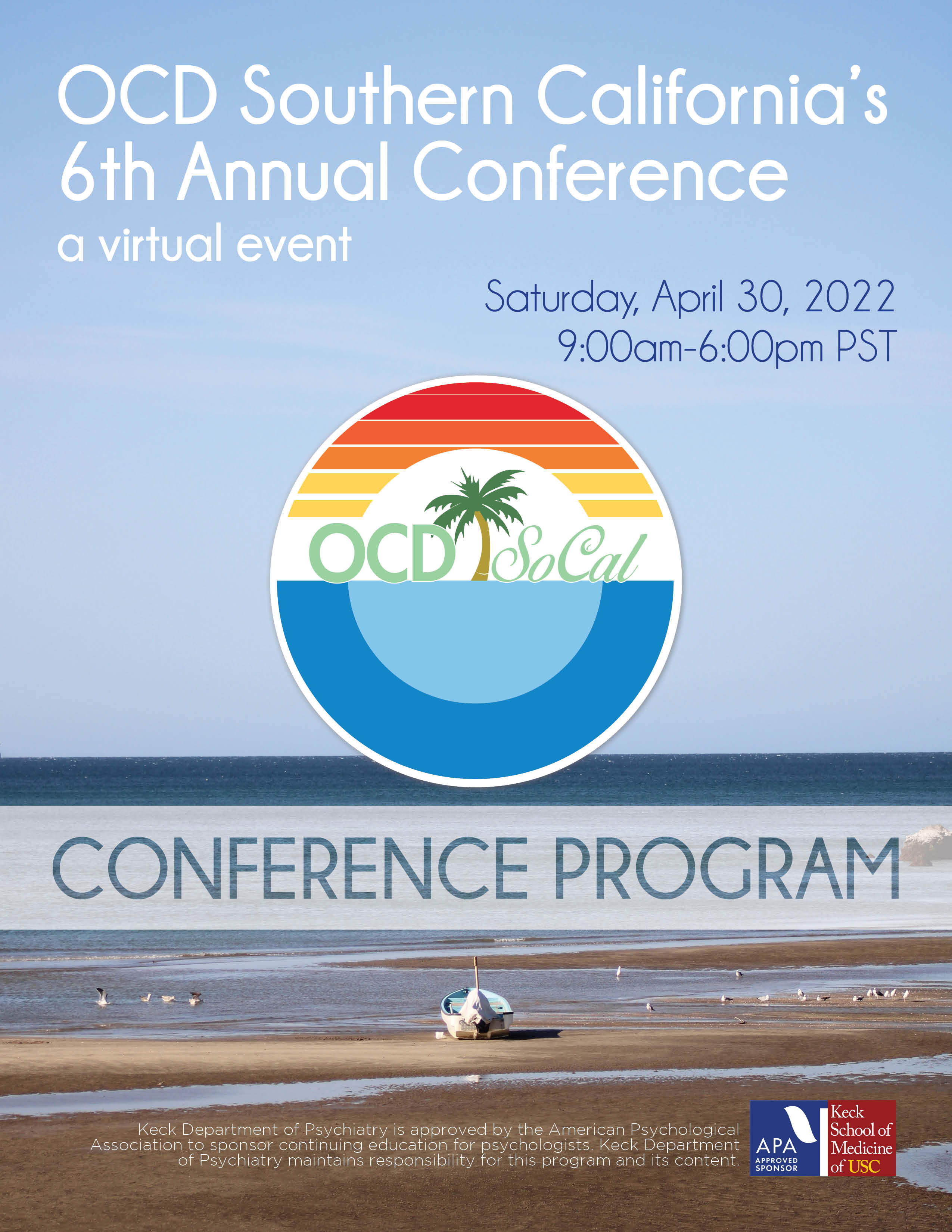 OCD SOUTHERN CALIFORNIA’S VIRTUAL CONFERENCE PROGRAM IS HERE WITH FULL